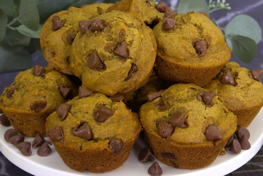 Pumpkin Chocolate Chip Muffins