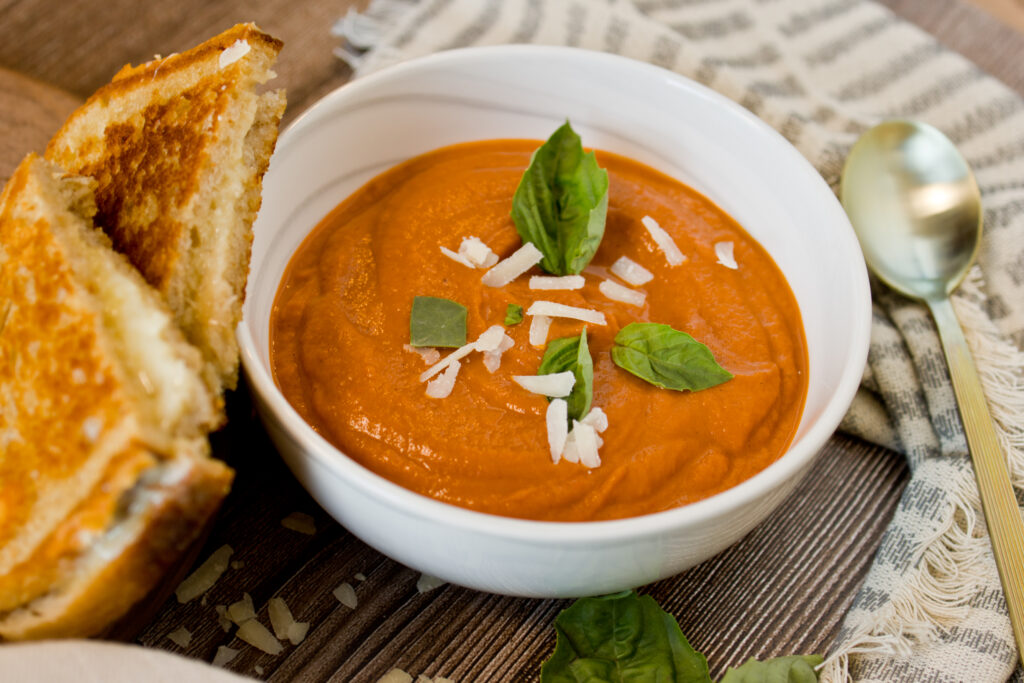 Roasted Tomato and Red Pepper Soup