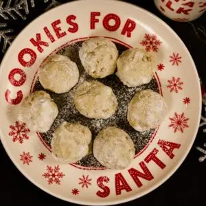 Almond Flour Snowball Cookies