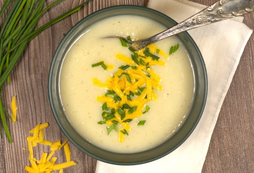 Healthy Baked Potato Soup