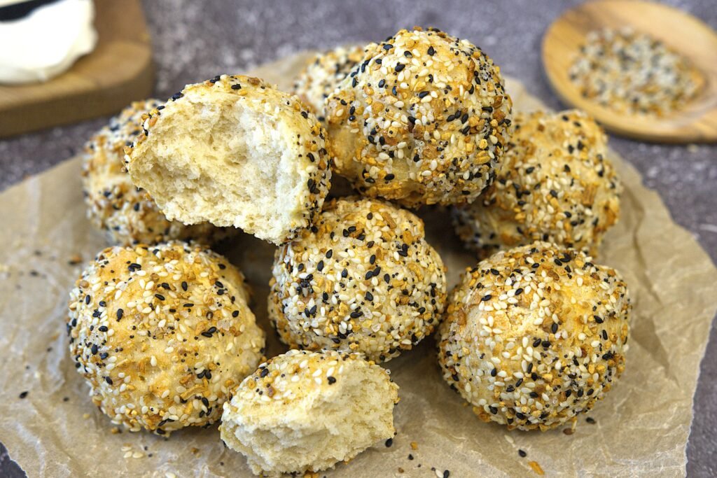 Air Fryer Everything Bagel Bites