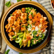Buffalo Salmon and Veggie Bowls (Easy High-Protein Dinner Recipe)
