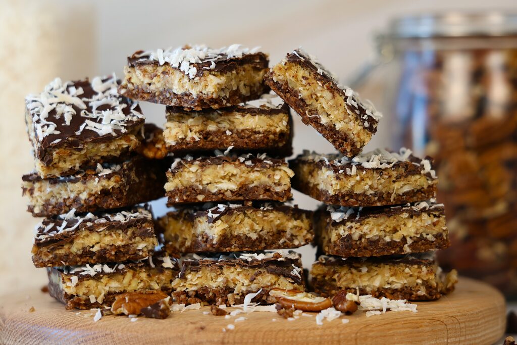 German Chocolate Cake Bars