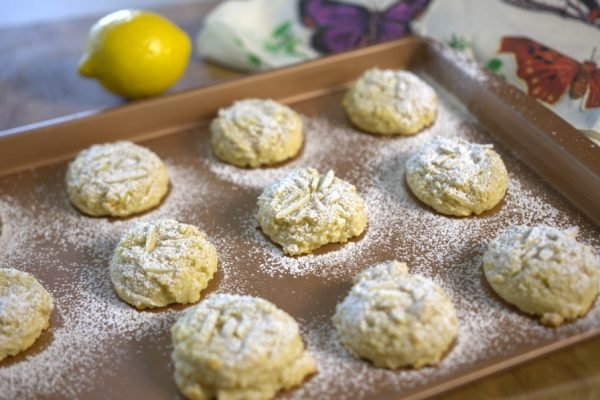 Almond Lemon Cookies Gluten Free