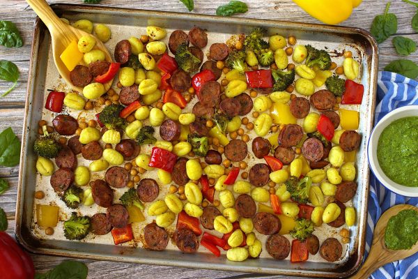 Sheet Pan Gnocchi and Veggies